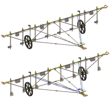 MagCart - carro gradiómetro multisensor no magnético para estudios arqueológicos