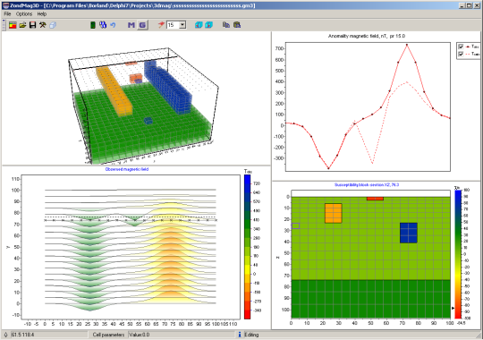 ZondGM3d — Gravedad y magnetismo en 3D 
